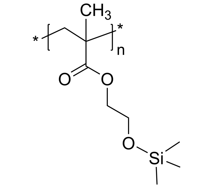 Poly(trimethylsiloxy2ethyl methacrylate)