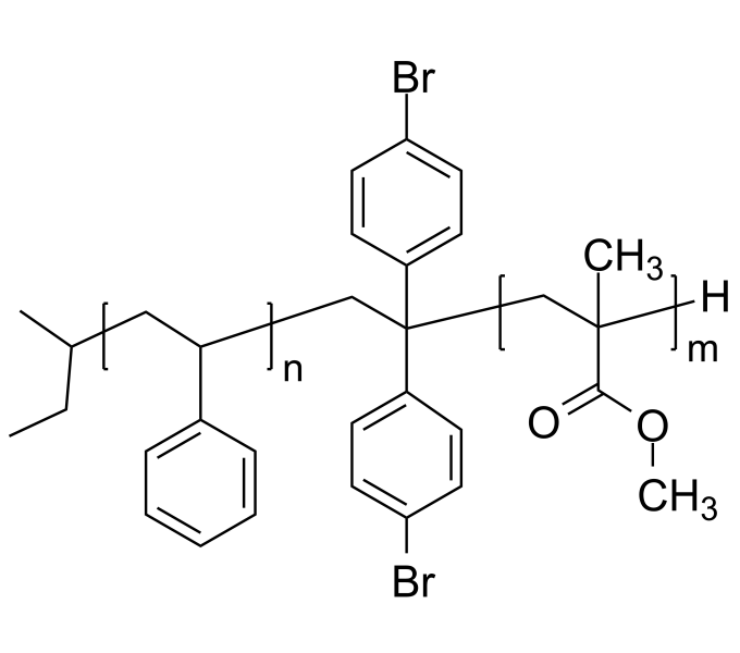 Poly(styrene)-b-poly(methyl Methacrylate), With 4,4 ...